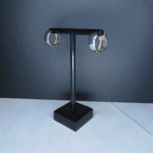 Small Sterling Silver Hoop